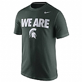 Michigan State Spartans Nike Team WEM T-Shirt - Green,baseball caps,new era cap wholesale,wholesale hats